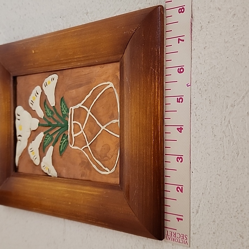 Vintage Copper Art Floral Wall Art Set - Picture 6 of 7